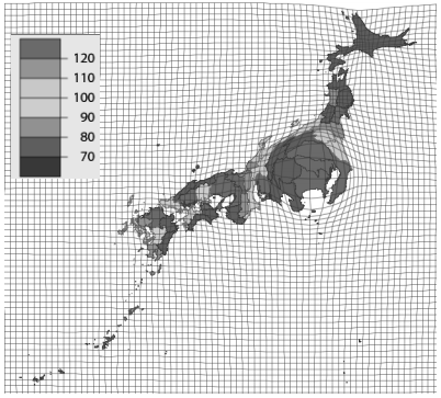  ▲図１　都道府県人口比較