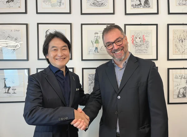  Edizioni BD・Marco SchiavoneCEO（右）と夏野社長
