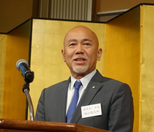  熊日会・福山会長