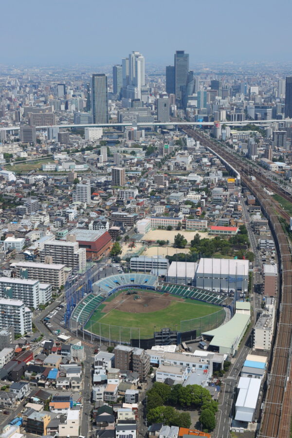  ファーム拠点としているナゴヤ球場（中日新聞社提供）