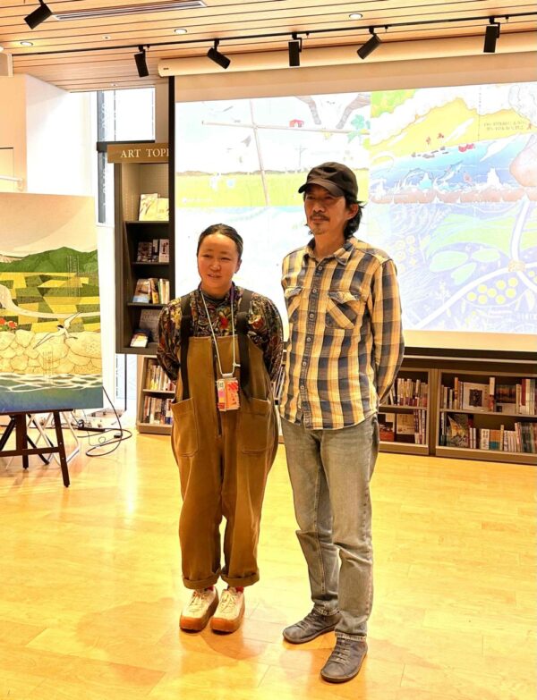  左から『Soil mag.（ソイルマグ）』編集長の曽田氏、種籽設計（SEED DESIGN）総経理の陳氏