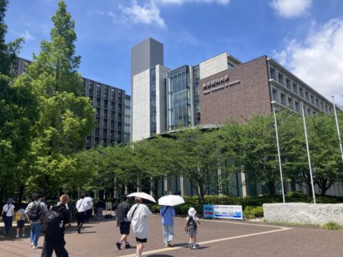  会場の東京・葛飾区の東京理科大学葛飾キャンパス